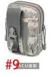 Empty Bag for Emergency Kits First Aid Kit Military Waist Camouflage Fanny Pack Outdoor Camping Travel Tactical Molle Pouch Mini
