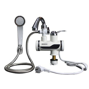 3000W Temperature Display Instant Hot Water Tap Tankless Electric Faucet Kitchen Instant Hot Faucet Water Heater Water Heating