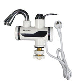 3000W Temperature Display Instant Hot Water Tap Tankless Electric Faucet Kitchen Instant Hot Faucet Water Heater Water Heating
