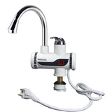 3000W Water Heater Bathroom / Kitchen instant electric water heater tap LCD temperature display Tankless faucet A-088