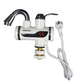 3000W Water Heater Bathroom / Kitchen instant electric water heater tap LCD temperature display Tankless faucet A-088