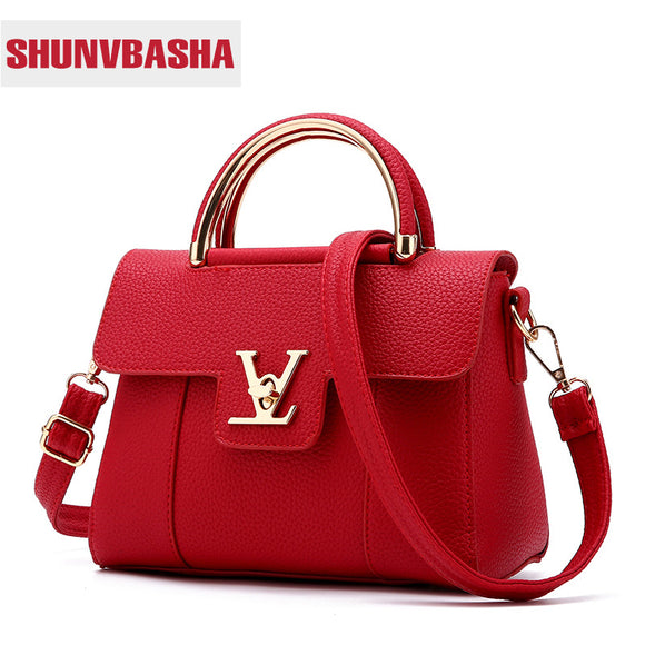 2017 Hot Flap V Women's Luxury Leather Clutch Bag Ladies Handbags Brand Women Messenger Bags Sac A Main Femme Famous Tote Bag