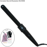 Hair Ceramic Magic Curling Iron Hot Electric Gourd Clipless Curling Wand Interchangeable 6 Parts 9MM/18MM/25MM/32MM Choose