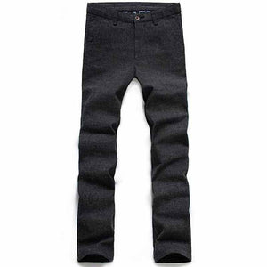 HEE GRAND Men Casual Style Pants Mid-waist Cotton High Quality 2017 New Arrival Slim Fitted Autumn Trousers Size 28-40 MKX1080
