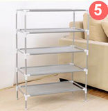 Shoe Cabinet Non-woven Shoes Racks Storage Large Capacity Home Furniture DIY Simple 5 layers Free Shipping