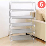 Shoe Cabinet Non-woven Shoes Racks Storage Large Capacity Home Furniture DIY Simple 5 layers Free Shipping