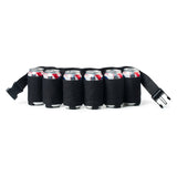 Outdoor Climbing Camping Hiking 6 Pack Holster Portable Bottle Waist Beer Belt Bag Handy Wine Bottles Beverage Can Holder