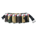 Outdoor Climbing Camping Hiking 6 Pack Holster Portable Bottle Waist Beer Belt Bag Handy Wine Bottles Beverage Can Holder