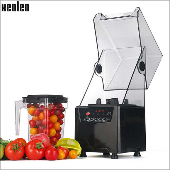 Xeoleo Food blender Commercial Sound insulation 1.5L Food Processor Smoothie Maker Milkshaker Mute Juicing machine Food mixer