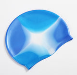 15 ColorsHigh Quality Silicone Rubber Children Swimming Cap Adult Men Women Waterproof Swim Caps Hat Swimming Accessories P5