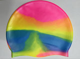 15 ColorsHigh Quality Silicone Rubber Children Swimming Cap Adult Men Women Waterproof Swim Caps Hat Swimming Accessories P5