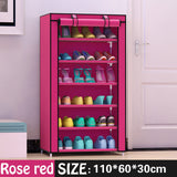 Shoe cabinet 7-layer 6-grid Non-woven fabrics large shoe rack organizer removable shoe storage for home furniture