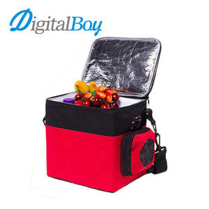 Portable 6L Car Mini Fridge Multi-Function Cooler Freezer Warmer Refrigerator 12V for Travel Camping Anti-Rotten 5 to 65 Degree
