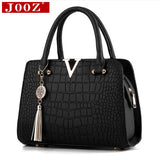Crocodile leather Women Bag V letters Designer Handbags Luxury quality Lady  Shoulder Crossbody Bags fringed women Messenger Bag