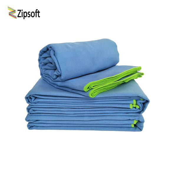 Zipsoft brand Sports Towel Gym Towel 75x135cm Beach towel for adult Large Size Microfiber Swimming Travel Hotel Camping 2018