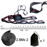 Professional Outdoor Furniture Camping Sleeping Hammock StrapS Garden Swing Hammock Ropes For Kids And Adults 280cm 2pcs/set  2T