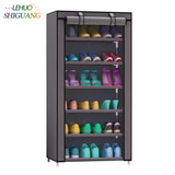 Shoe cabinet 7-layer 6-grid Non-woven fabrics large shoe rack organizer removable shoe storage for home furniture