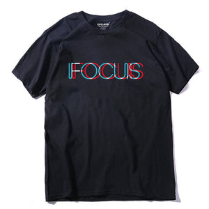 THE COOLMIND pure 100% cotton short sleeve fucus printed funny men Tshirt casual o-neck loose summer T shirt for men tops tees