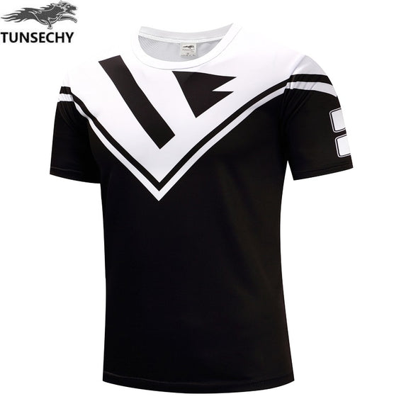 TUNSECHY fashion Brand Digital printing T-shirt Summer men short sleeve T-shirt Wholesale and retail Free transportation