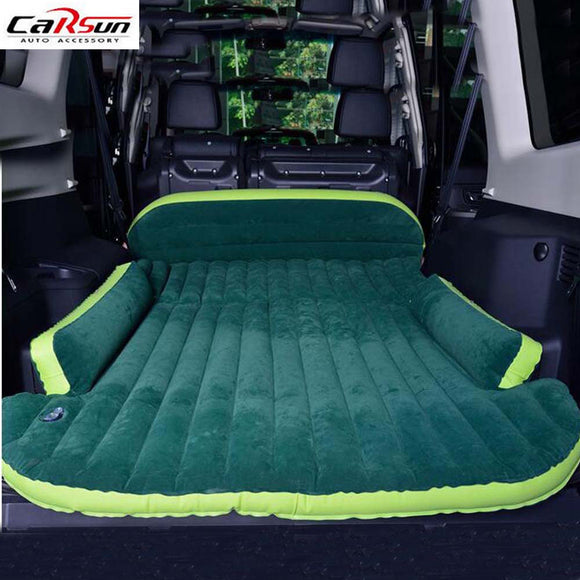 Car Air Inflated Bed Car Styling Camping Travel Seat Cover Cushion Bed with Air Pump&Repair Kit Portable SUV Mattress for Lovers