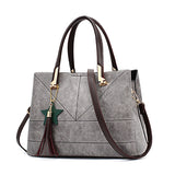 Fashion 2018 PU Leather Shoulder Bag Ladies Autumn Handbags Famous Brands Women Black Saffiano Tote Bag New Casual Women Bag