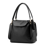 Hot Handbag Women Casual Tote Bag Female Shoulder Messenger Bags High Quality PU Leather Handbag with Three-tier Capacity Space