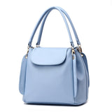 Hot Handbag Women Casual Tote Bag Female Shoulder Messenger Bags High Quality PU Leather Handbag with Three-tier Capacity Space