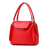 Hot Handbag Women Casual Tote Bag Female Shoulder Messenger Bags High Quality PU Leather Handbag with Three-tier Capacity Space