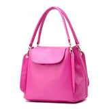 Hot Handbag Women Casual Tote Bag Female Shoulder Messenger Bags High Quality PU Leather Handbag with Three-tier Capacity Space