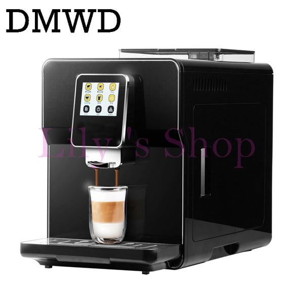 Commercial fancy Cappuccino coffee maker milk Foam bubble Italian 19bar espresso cappuccino coffee machine coffee beans grinder