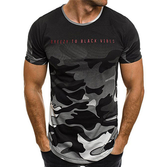 2018 New Brand clothing Gyms Tight t-shirt mens fitness t-shirt camouflage Gyms t shirt men fitness crossfit Summer top