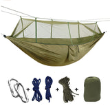 Ultralight Parachute Hammock Hunting Mosquito Net Hamac Travel Double Person Hamak for Camping Outdoor Furniture Hammock