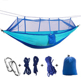 Ultralight Parachute Hammock Hunting Mosquito Net Hamac Travel Double Person Hamak for Camping Outdoor Furniture Hammock