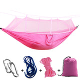 Ultralight Parachute Hammock Hunting Mosquito Net Hamac Travel Double Person Hamak for Camping Outdoor Furniture Hammock