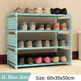 Simple Multi Layer Shoe rack Nonwovens Easy Assemble Storage Shelf Shoe cabinet fashion bookshelf Living Room Furniture