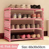Simple Multi Layer Shoe rack Nonwovens Easy Assemble Storage Shelf Shoe cabinet fashion bookshelf Living Room Furniture