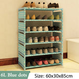 Simple Multi Layer Shoe rack Nonwovens Easy Assemble Storage Shelf Shoe cabinet fashion bookshelf Living Room Furniture
