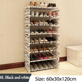 Simple Multi Layer Shoe rack Nonwovens Easy Assemble Storage Shelf Shoe cabinet fashion bookshelf Living Room Furniture