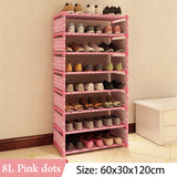 Simple Multi Layer Shoe rack Nonwovens Easy Assemble Storage Shelf Shoe cabinet fashion bookshelf Living Room Furniture