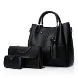 2018 Fashion Crossbody Bags For Women Leather Handbags Shoulder Bag Female Soft Chain Bag Women Messenger Bags High quality Set