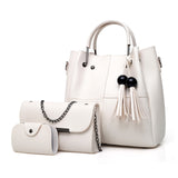 2018 Fashion Crossbody Bags For Women Leather Handbags Shoulder Bag Female Soft Chain Bag Women Messenger Bags High quality Set