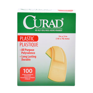 Free Shipping 100 Pcs Waterproof Breathable PE 1.9x7.6cm Adhesive Bandage First aid Band aid For Travel Camping