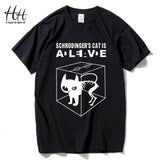 HanHent Funny T shirts Men Summer Fashion Climb To The Moon Printed Tshirt Casual Short Sleeve O-neck T-shirt Cotton Tops Tees