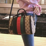 Bags For Women 2018 Ladies Shoulder Bag Fashion Designer Ladies Handbag Luxury Handbag Messenger Bag Canvas Leather Boston Bag
