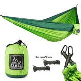 Backpacking Hiking Outdoors or Travel Lightweight Portable with Max 1000 lbs Capacity XL Double Nylon Parachute Camping Hammock