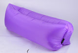 Lazy Inflatable Sofa Camping Outdoor Air Sleep Sofa Banana Shape Beach Lay Bag Couch Portable Furniture Big Living Room Bed Sofa