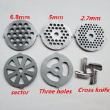 meat grinder plate net knife meat grinder parts for vitek Universal variety of models 380 382 383 385 386 387 388 Etc.