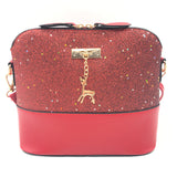 2017 Women Shoulder Bags Fashion Mini Bag With Deer Toy Shell Shape Women Small  Messenger Crossbody Bag Ladies Zipper HandBags