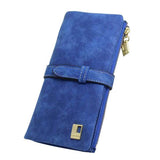 Women Wallets fashion trends pumping frosted multi-card pu leather two fold wallet lady Ms. Long purse card