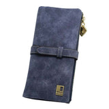 Women Wallets fashion trends pumping frosted multi-card pu leather two fold wallet lady Ms. Long purse card